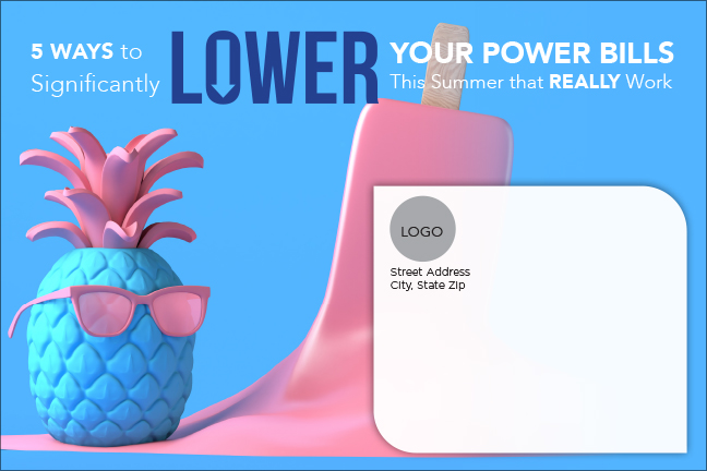 5 Ways To Lower Your Power Bill Card Outside