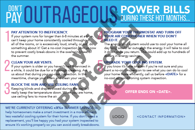 5 Ways To Lower Your Power Bill Card Inside